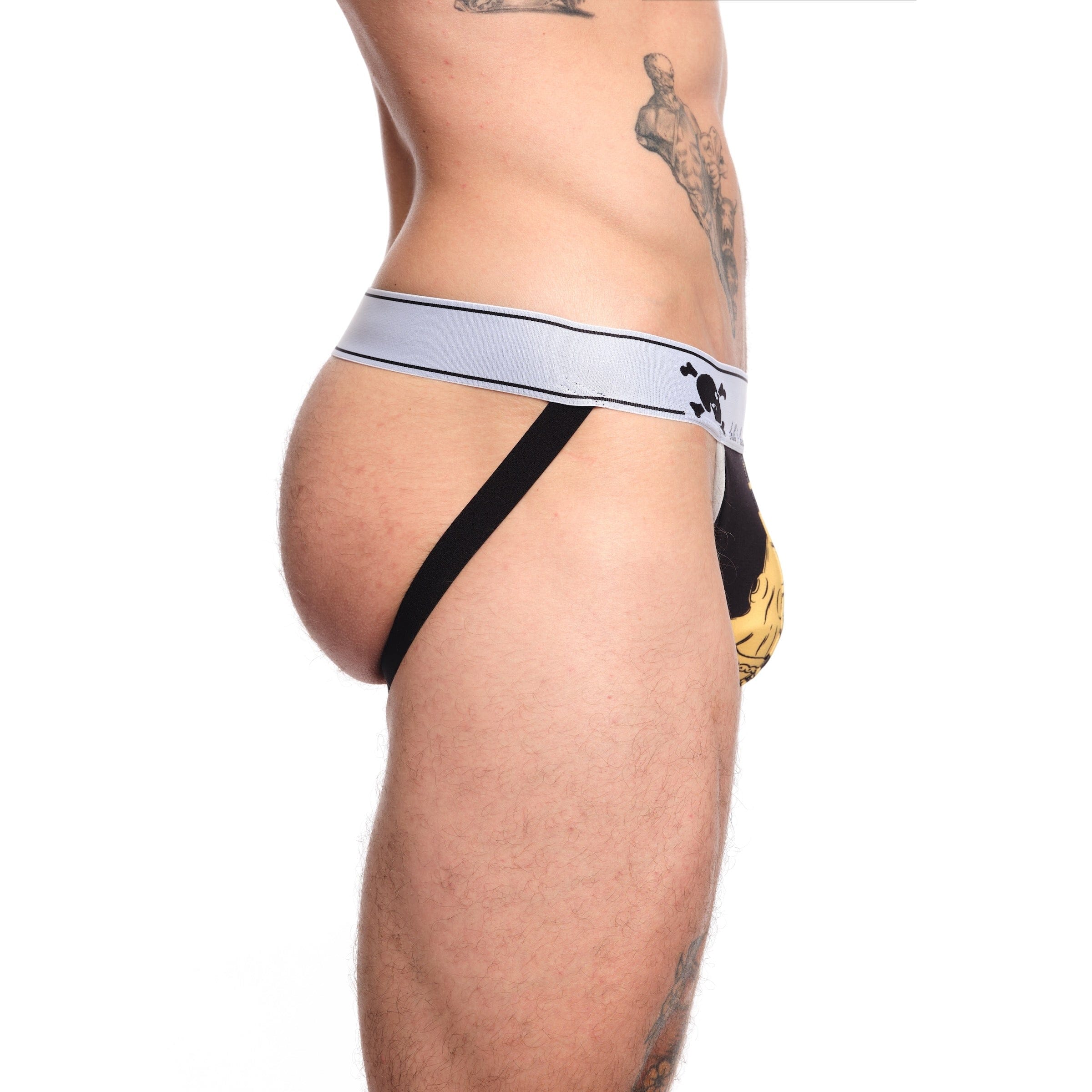 Octopus Black Jock Strap - Comfortable & Breathable Men's Underwear for Sports & Workout - Perfect for Gym, Running, Cycling & Fitness Activities
