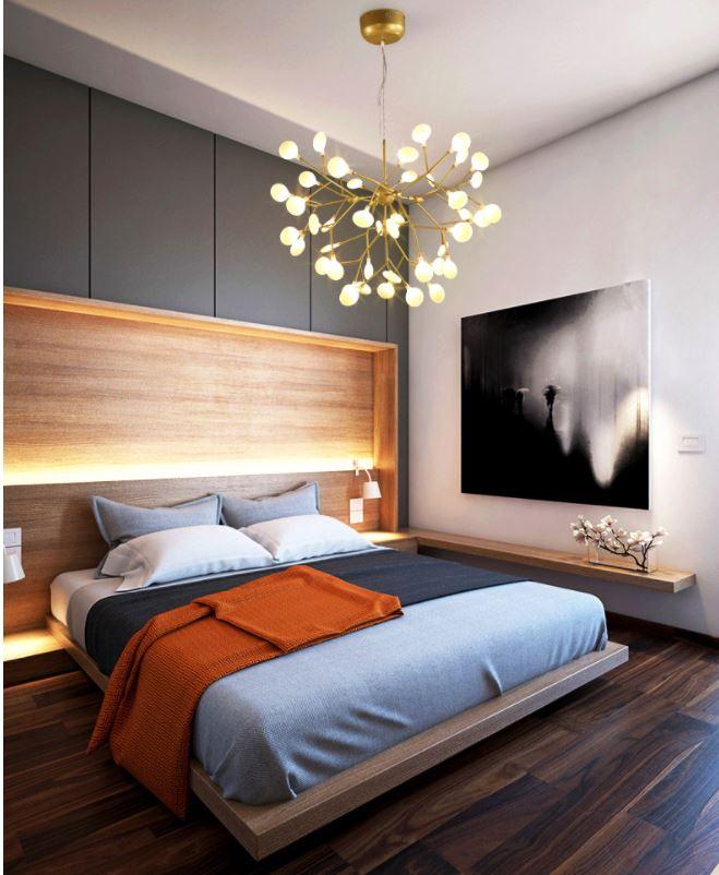 Modern Acrylic Tree Branches LED Chandelier - Elegant Lighting Fixture for Living Room, Bedroom & Dining Room - Perfect for Home Decor and Romantic Ambiance