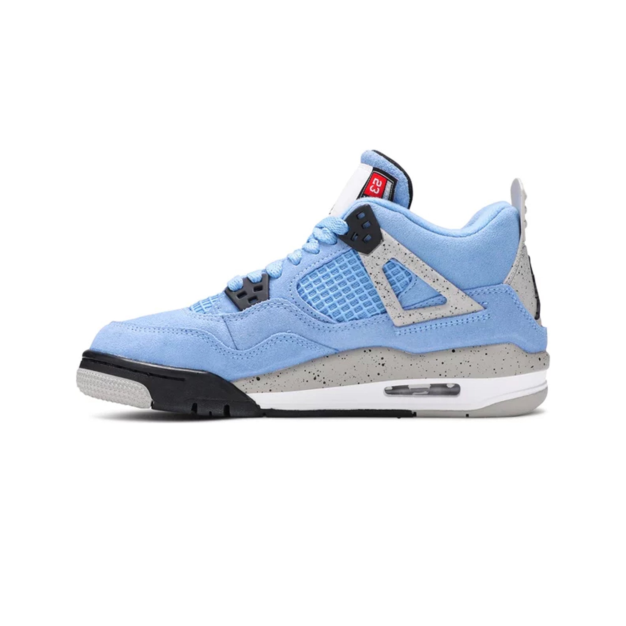 Air Jordan 4 Retro 'University Blue' GS Sneakers (2021 Release) - Men's/Women's Basketball Shoes for Casual Wear & Street Fashion