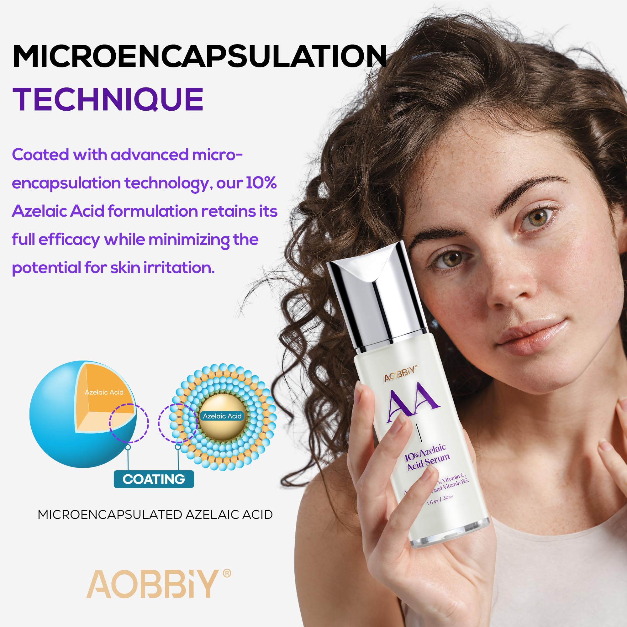 10% Azelaic Acid Serum for Acne Treatment & Skin Brightening - Rosacea Care with Niacinamide & Vitamin C - Redness Relief Facial Serum (1 Fl Oz/30ml) - Perfect for Morning & Night Skincare Routine