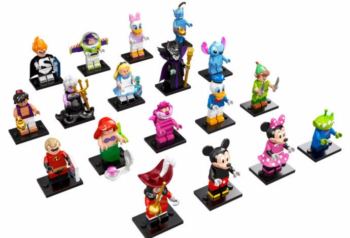 Disney Pixar Series 1 Complete Collection 18 LEGO Minifigures 71012 - Build & Display for Disney Fans & Collectors - Perfect for Playtime, Gifts & Home Decor