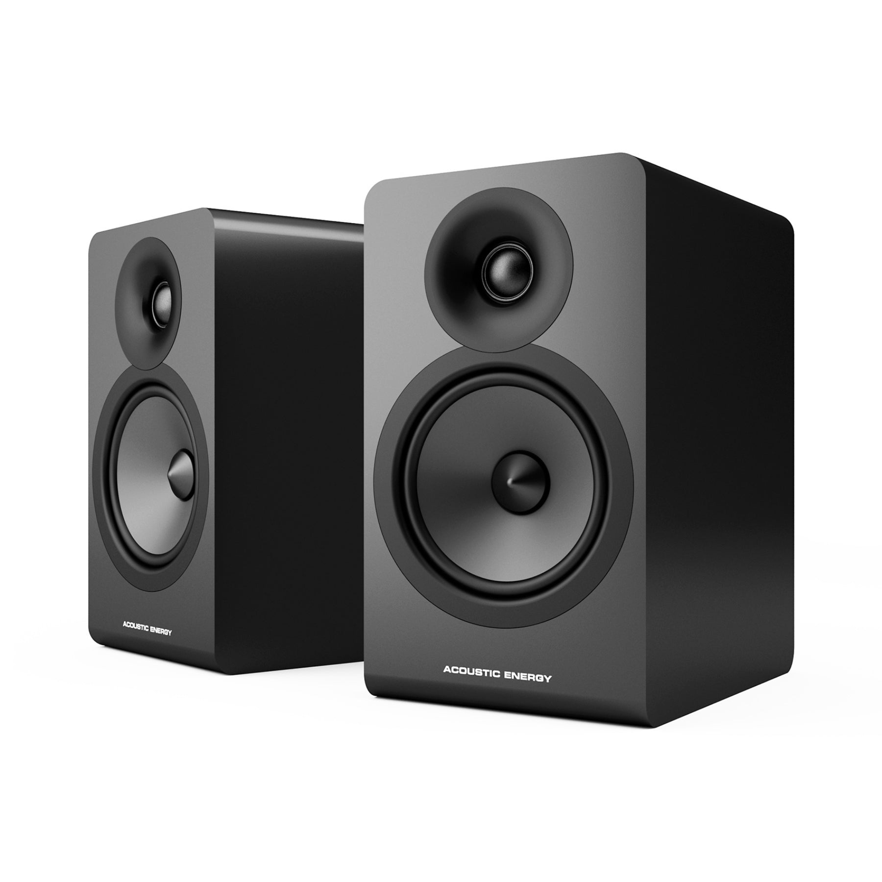 Premium Acoustic Energy AE100² Bookshelf Speakers - High-Quality Standmount Pair (Clearance/Open Box) for Home Theater, Music Listening & Studio Monitoring