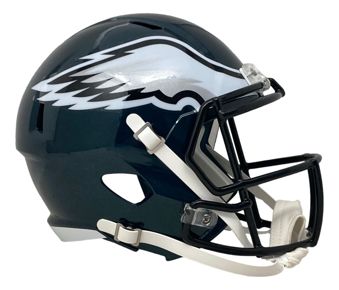 Milton Williams Signed Philadelphia Eagles Super Bowl LIX Replica Speed Helmet - Limited Edition 2 Sacks Commemorative Collectible - Perfect for NFL Fans, Sports Memorabilia Collectors, and Eagles Super Bowl Celebration Displays
