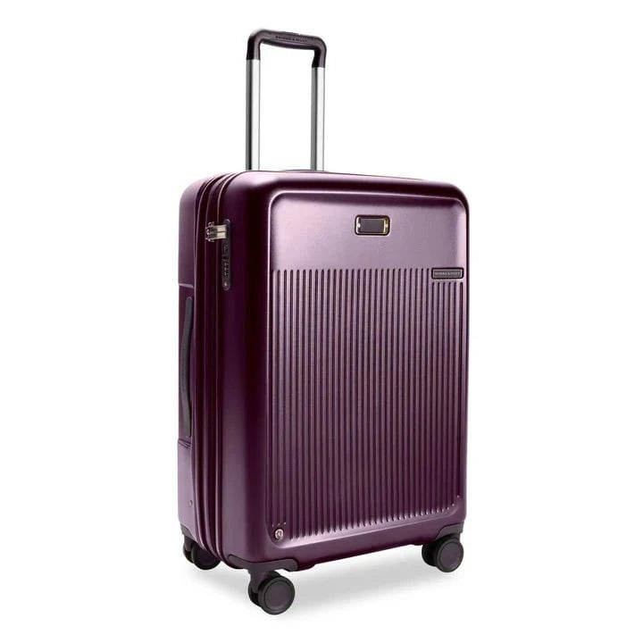 Briggs & Riley Sympatico 3.0 Medium Expandable Spinner Luggage - Lightweight Durable Carry-On Suitcase for Business Travel & Vacation - Perfect for Airplane Overhead Bin Storage