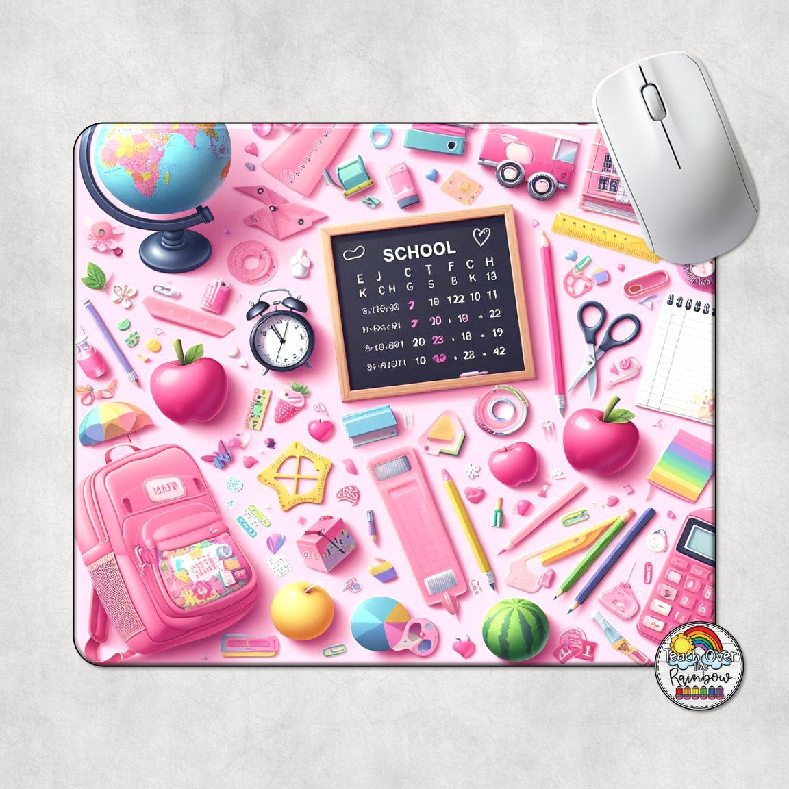 Pink Gaming Mouse Pad - Non-Slip, Comfortable Desk Mat for PC, Laptop & Office Use - Perfect for Work, Gaming & Home Office Setup