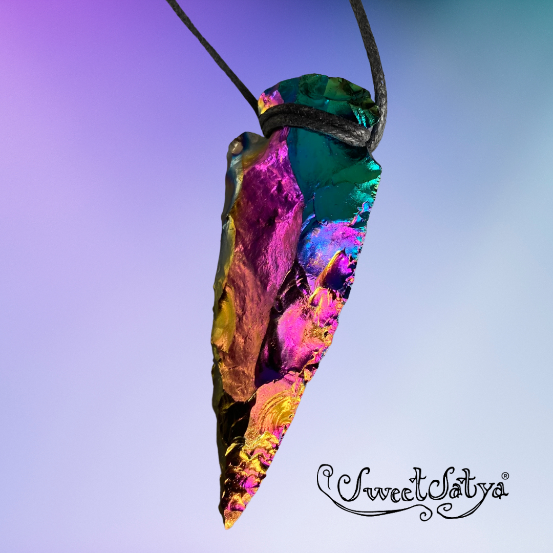 Premium Titanium Arrowhead Choker Necklace - Gothic Punk Jewelry for Women & Men - Perfect for Concerts, Parties & Alternative Fashion