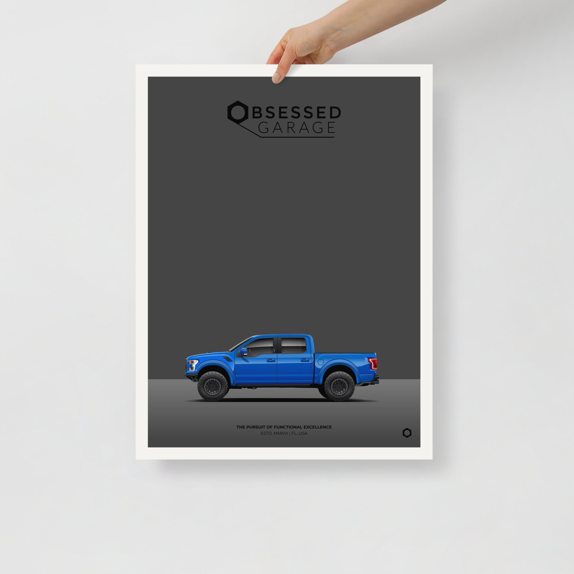 Obsessed Garage Baja & Bahna Poster - Limited Edition Emira Giveaway - Perfect for Car Enthusiast Rooms & Garage Decor