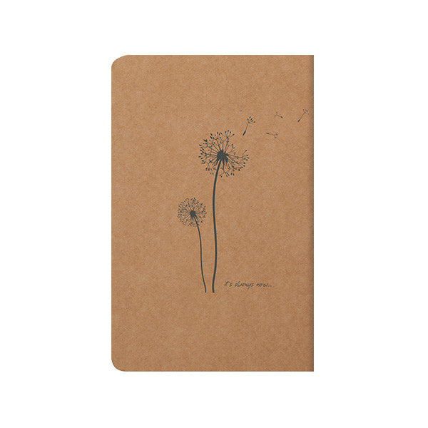 Clairefontaine Flying Spirit Notebook - Kraft Cover, 110x170mm, Premium Writing Journal for School, Office & Travel, Perfect for Note-Taking, Sketching & Daily Planning