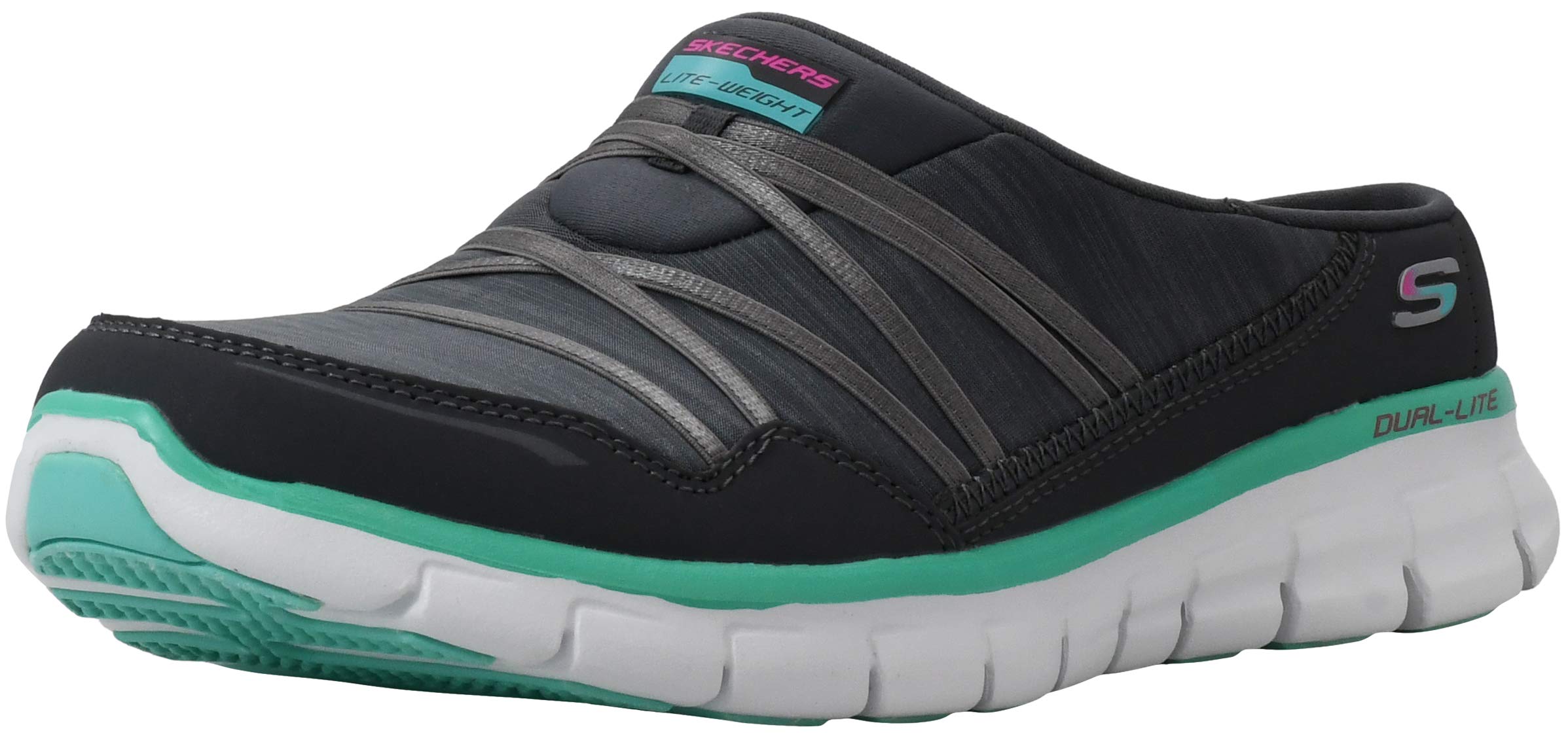Skechers Sport Women's Air Streamer Slip-On Mule Shoes - Lightweight Comfortable Walking Shoes for Women - Perfect for Casual Wear, Running Errands & Travel