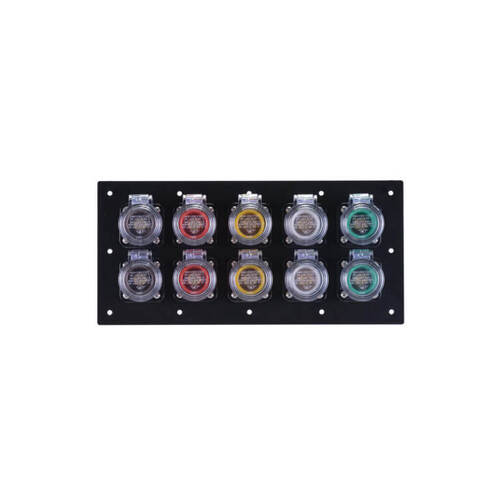800 Amp Male Double Set Screw 10 Position CAM Lock Panel - Heavy Duty Electrical Connector for Industrial Power Distribution & Panel Wiring