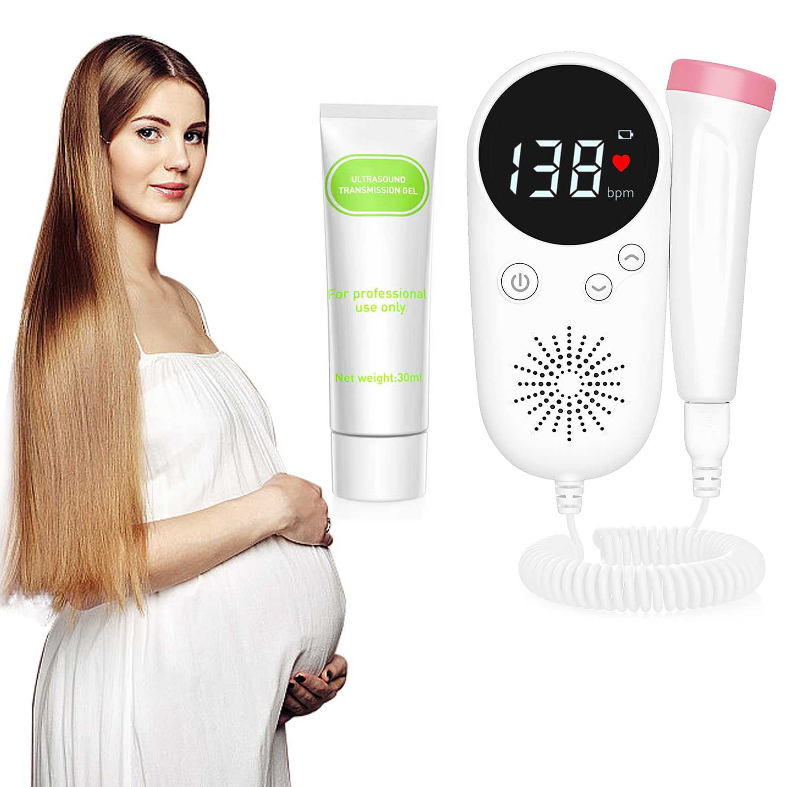 Portable Baby Doppler Monitor Bag - Waterproof Fetal Heart Rate Monitor Carrying Case for Pregnancy Accessories (MVSY-410) | Perfect for Doctor Visits & Home Use