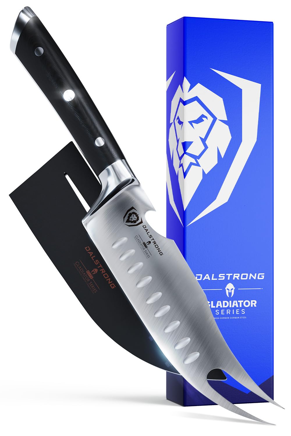Dalstrong BBQ Pitmaster Meat Knife - 6.5 Inch Forged High Carbon German Steel Knife with Forked Tip & Bottle Opener - Professional Cooking Knife for Grilling, Slicing & Carving - Perfect Gift for Chefs with Black G10 Handle - NSF Certified - Ideal for BBQ, Camping & Outdoor Cooking