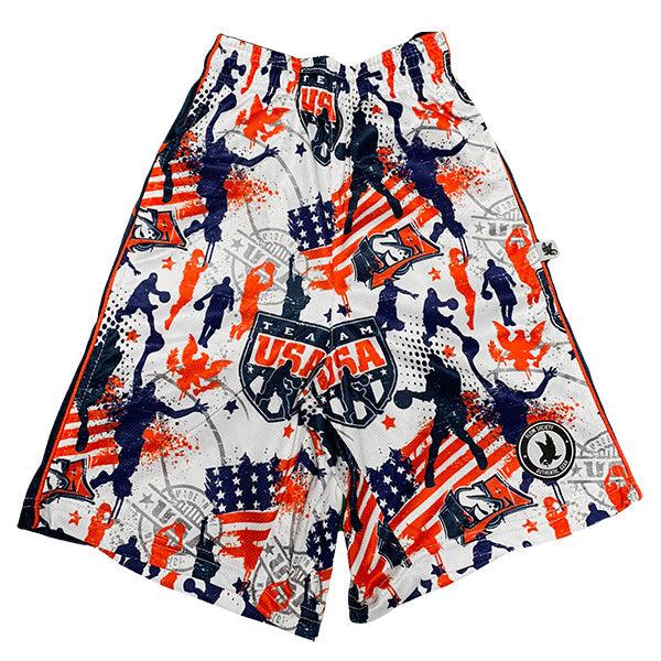 USA Basketball Shorts for Men - Comfortable & Breathable Gym Wear for Training, Running & Casual Sports