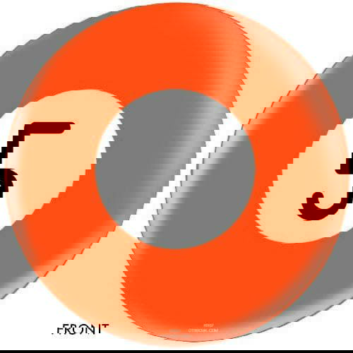 OnTheBallBowling Billiards Bowling Ball - Orange 5 Ball Set for Professional & Casual Play - Perfect for Bowling Alleys, Home Practice & Game Nights