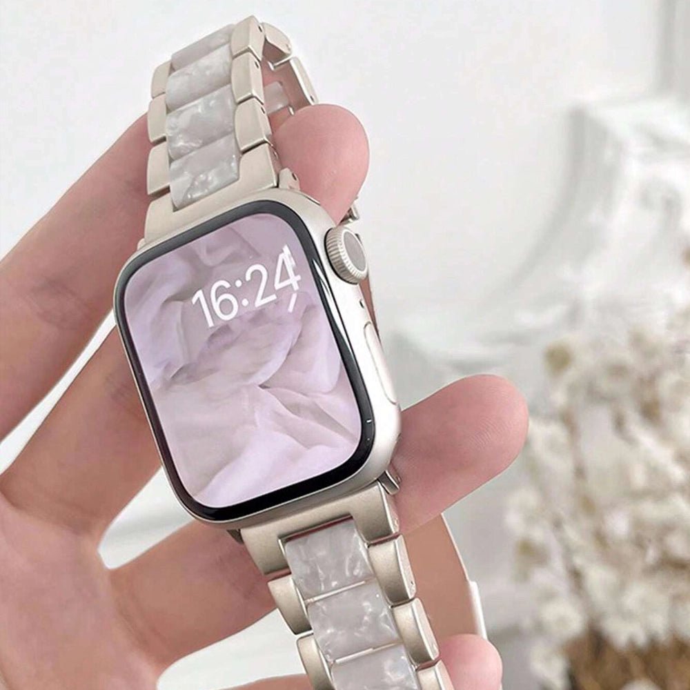 CrystalGlow Luxury Apple Watch Band for Women - Elegant & Durable Replacement Strap for Apple Watch Series 9/8/7/SE - Perfect for Workouts, Office Wear & Everyday Fashion Accessory