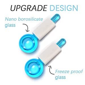VGMAX Ice Globe Facial Massager - 2 Pack Cooling Face Roller Balls for Skin Tightening & Puffiness Relief - Smart Magic Massage Tool for Face & Neck - Perfect for Morning Routine, Spa Days & Post-Workout Recovery
