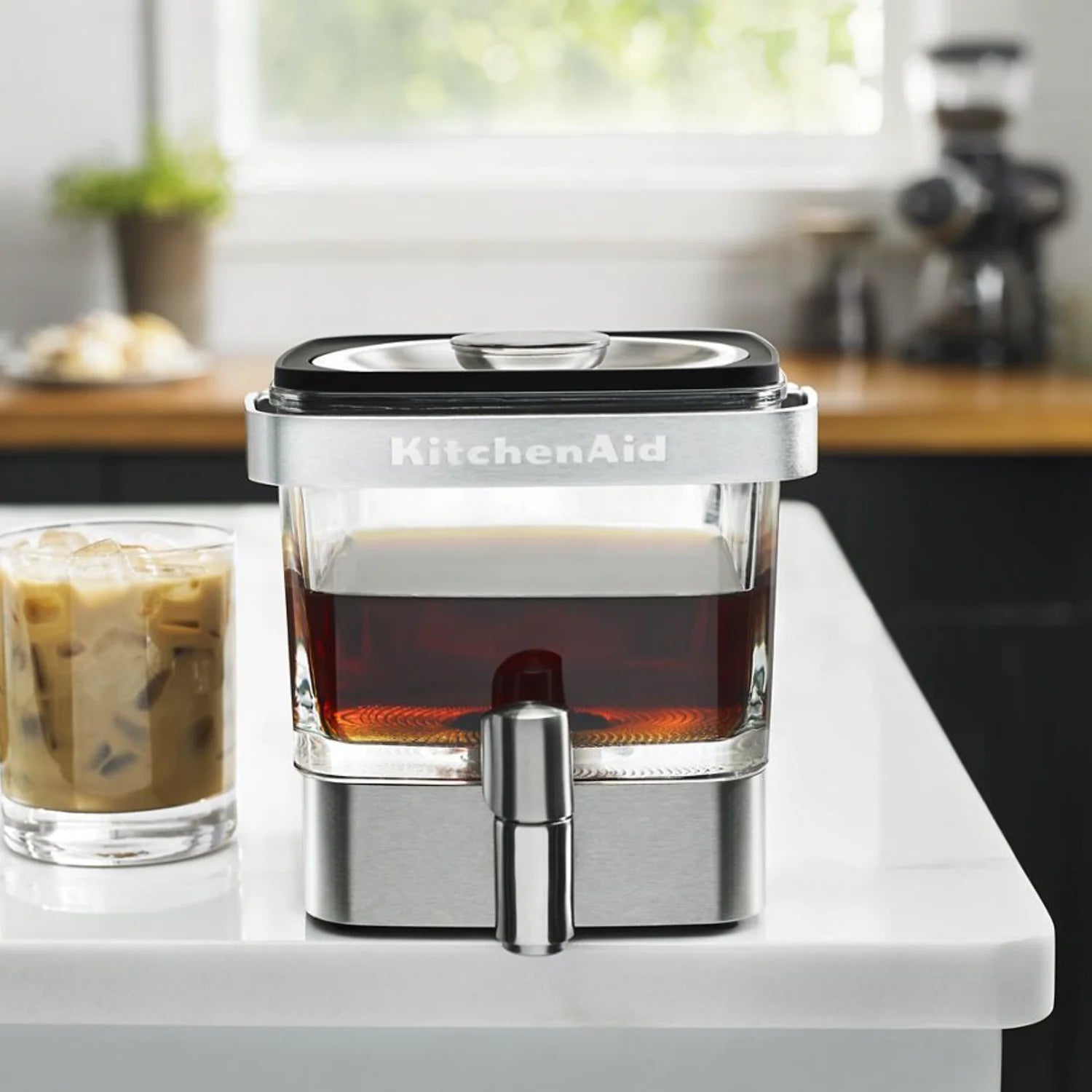 KitchenAid 28 oz Cold Brew Coffee Maker #KCM4212SX - Perfect for Iced Coffee at Home, Office or Outdoor Camping
