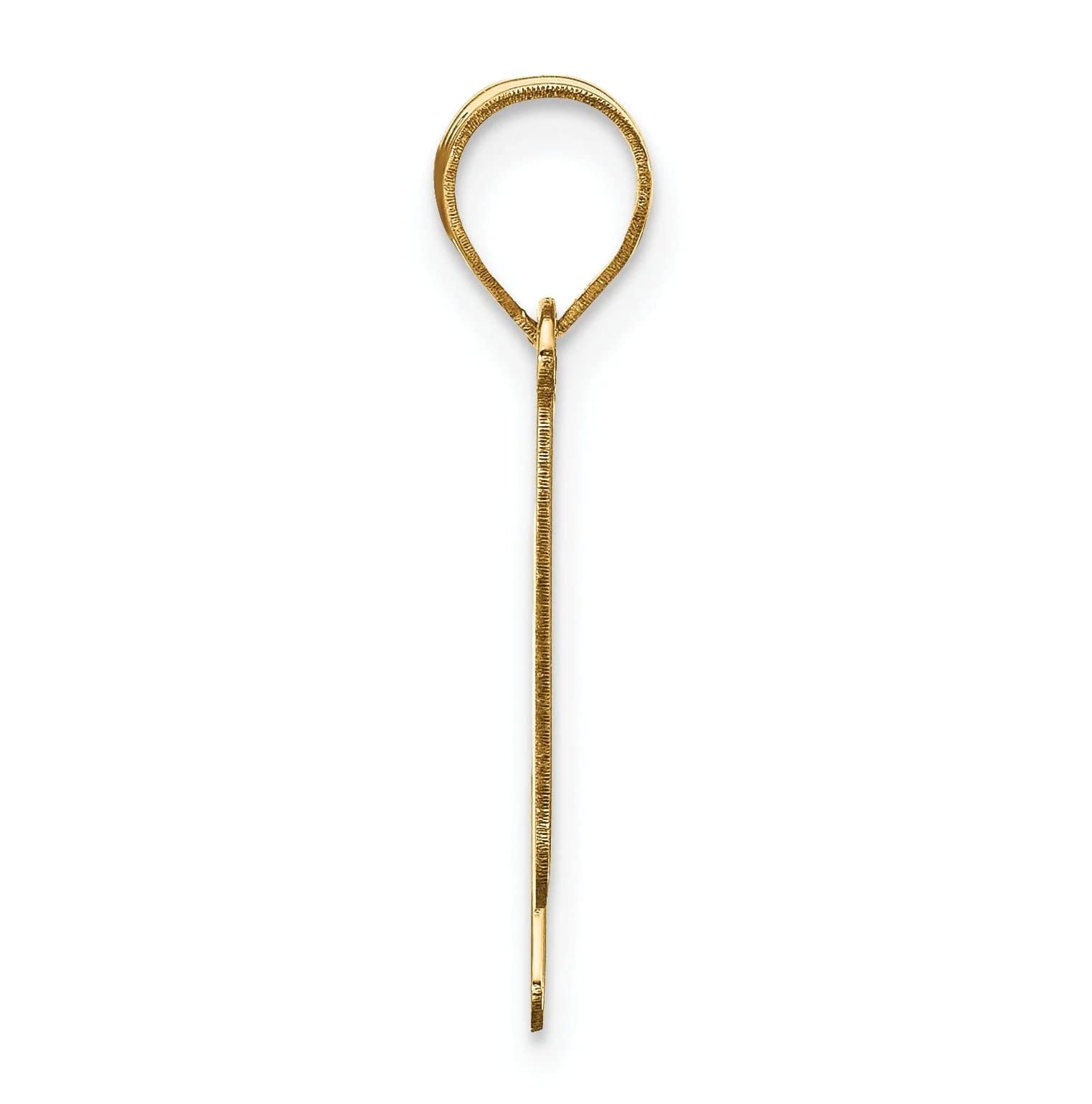 14K Gold Slanted Bubble Letter H Pendant for Women - Elegant Layering Necklace
