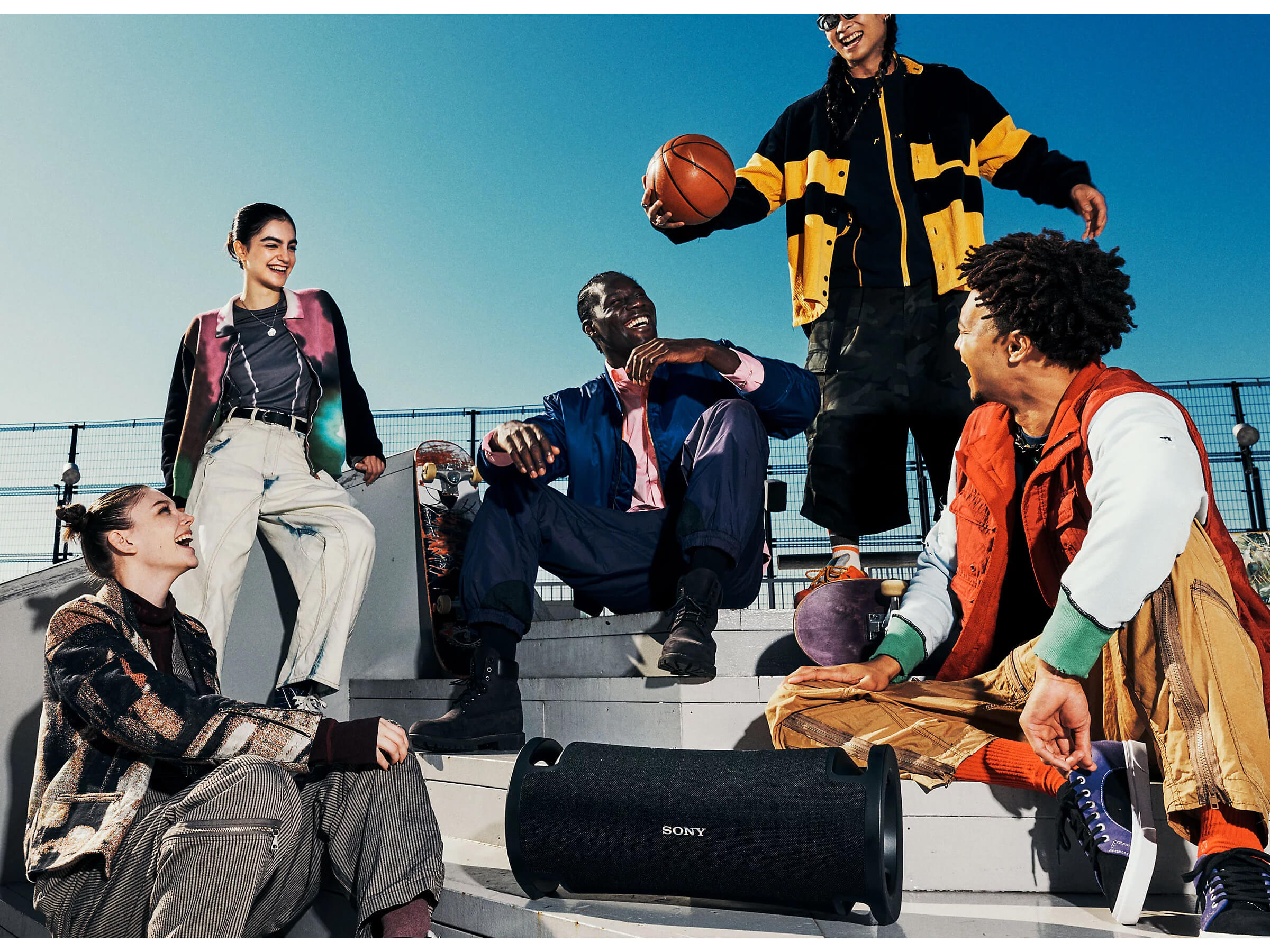 Sony ULT FIELD 7 Portable Wireless Bluetooth Speaker - Waterproof Outdoor Speaker with Powerful Bass, 30H Playtime for Camping, Beach, Pool Parties & Travel