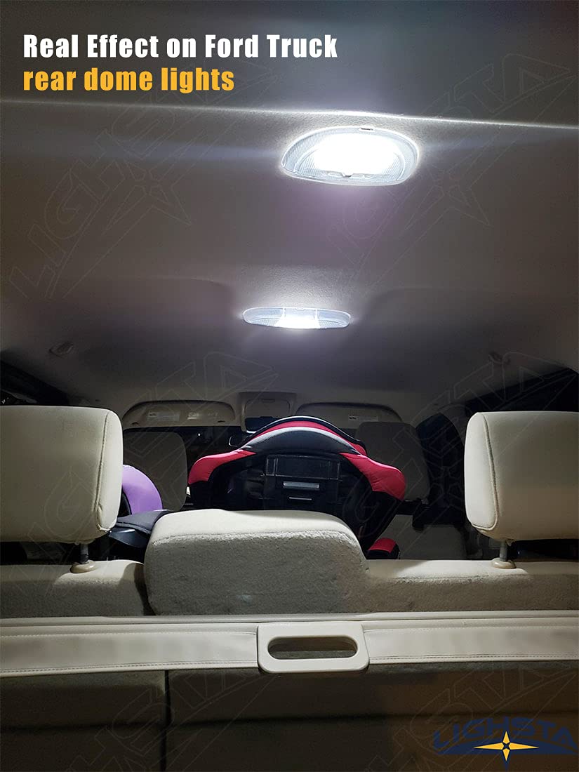 14PCS Super Bright White LED Interior Light Kit for 1999-2016 Ford F250 F350 - Includes Cargo Lights, License Plate Lights & Installation Tool | Perfect for Night Driving, Off-Roading & Vehicle Upgrades