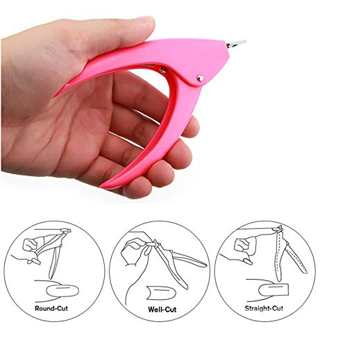 Zoostliss Professional Acrylic Nail Clipper - Precision Nail Tip Trimmer for Artificial Nails, Manicure & Nail Art Tools | Perfect for Salon, Home Use & DIY Nail Care