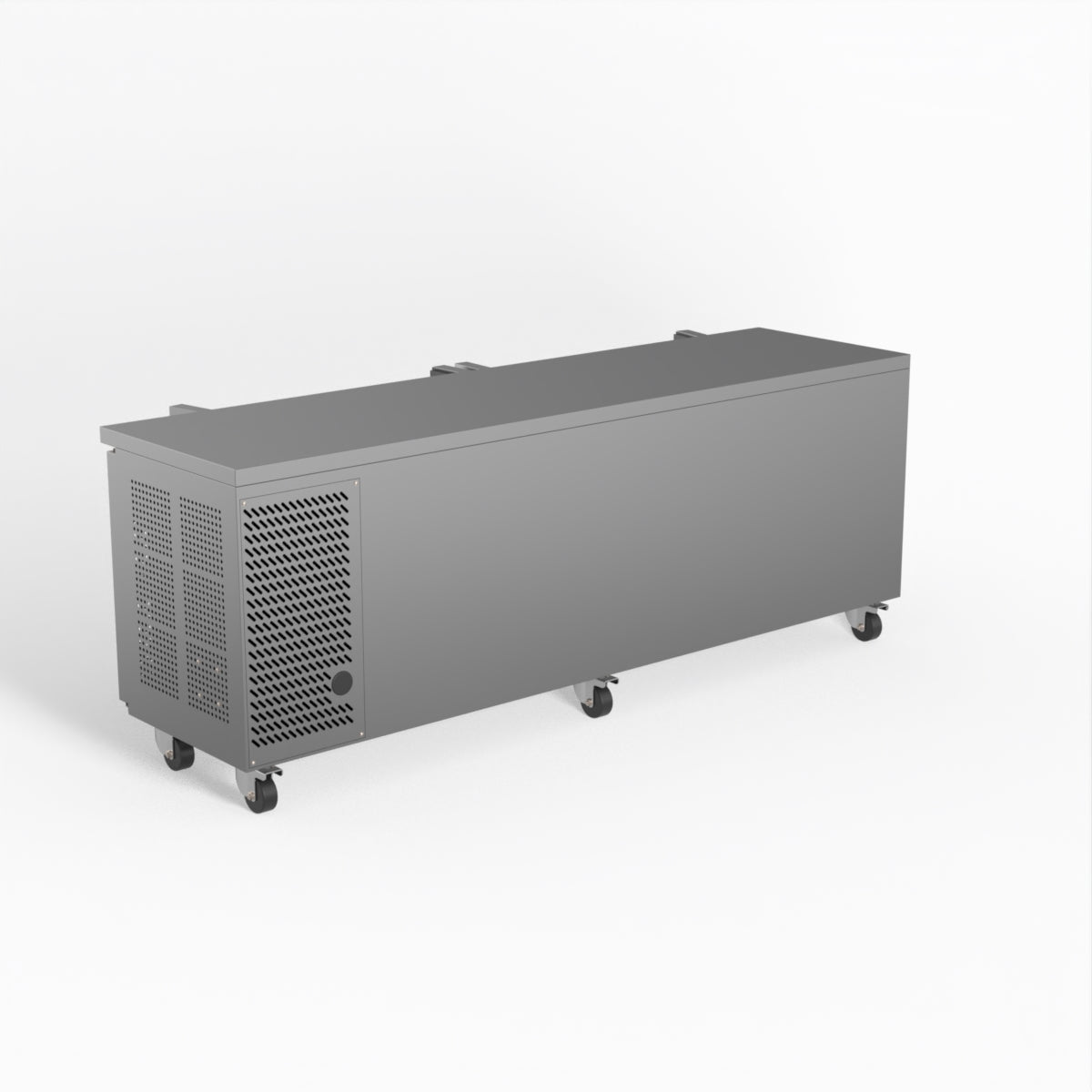 AG 4-Door Commercial Refrigerator - Stainless Steel Worktop & Under Counter Fridge for Restaurants, Bars, and Catering Businesses - Perfect for Food Storage, Beverage Cooling, and Kitchen Organization