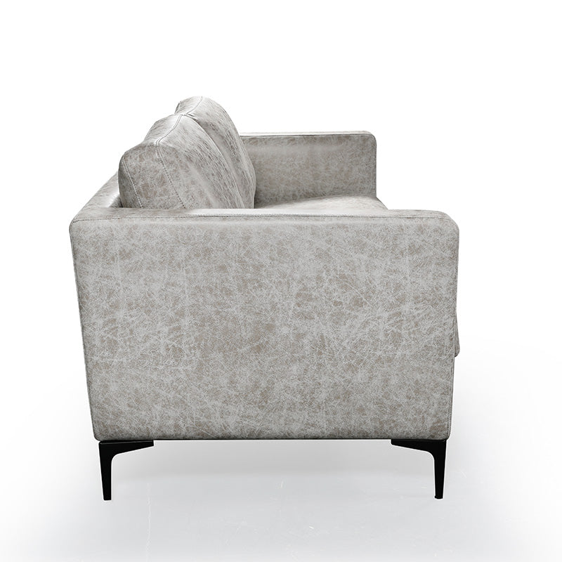 RYLAN 3-Seater Sofa in Taupe Grey - Modern Living Room Furniture for Small Spaces & Apartments - Perfect for Relaxing, Entertaining & Family Gatherings