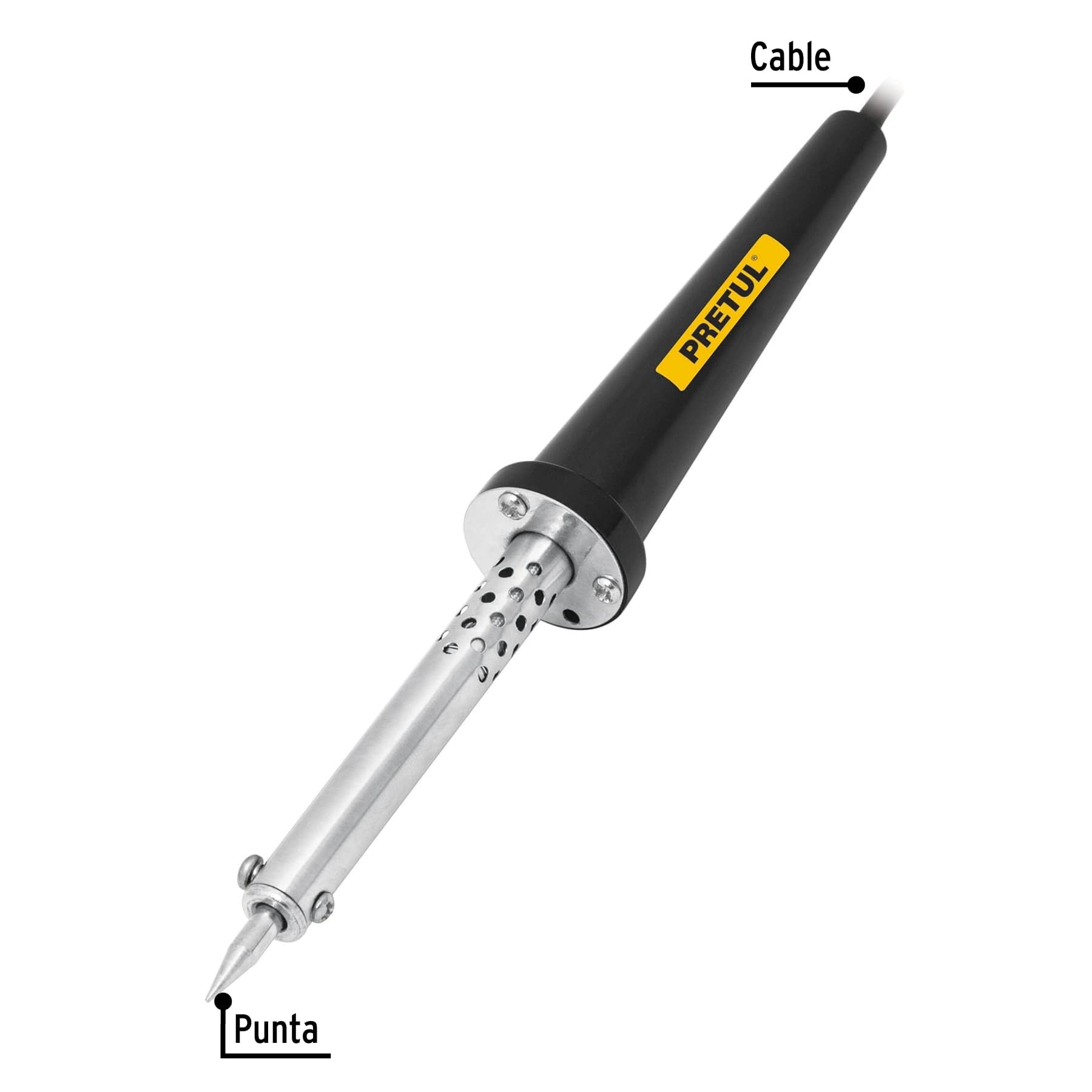 45W Pretul Pencil Soldering Iron - No Accessories Included | Perfect for Electronics Repair, DIY Projects & Hobby Crafting