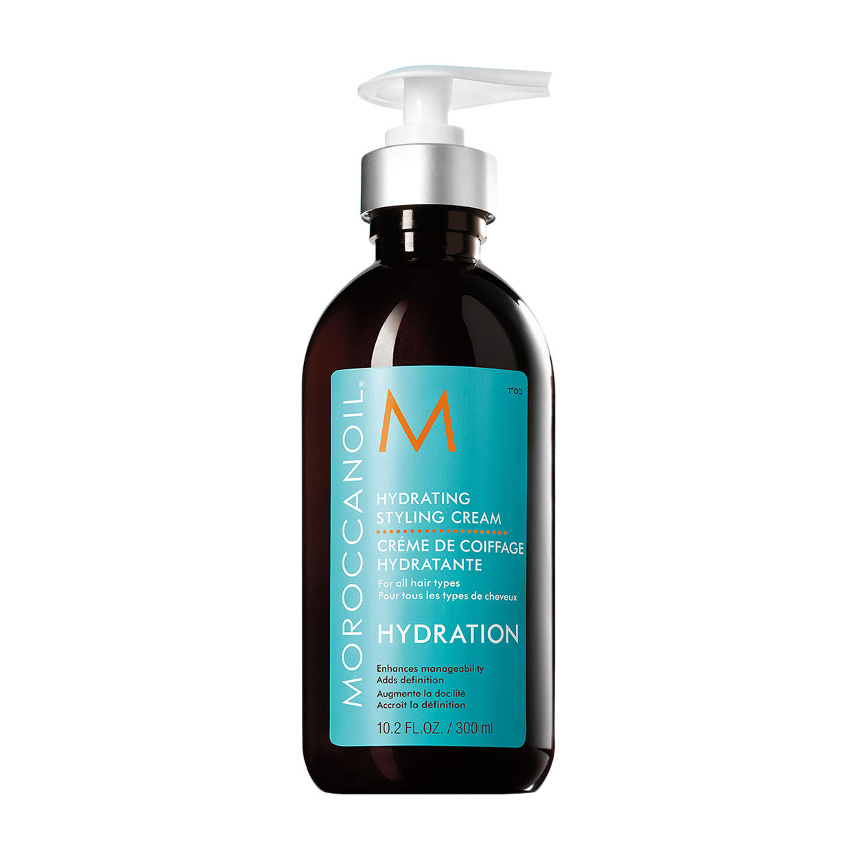 Hydrating Styling Cream for Curly Hair - Moisturizing Leave-In Conditioner with Argan Oil - Perfect for Daily Frizz Control & Defined Curls at Home or Salon