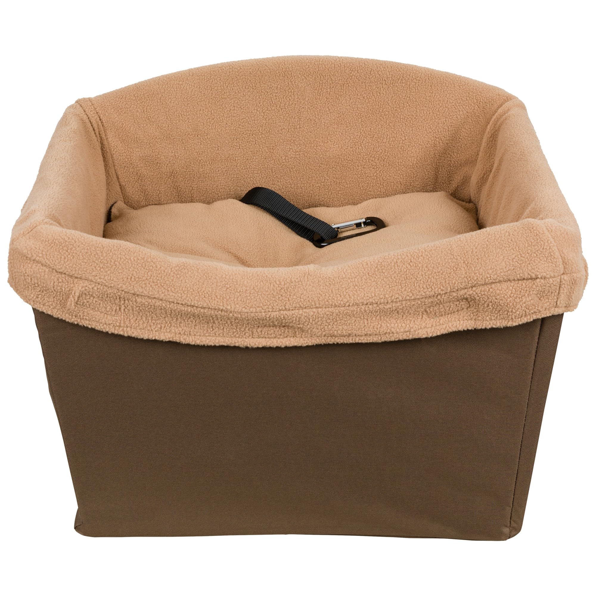 PetSafe Happy Ride Dog Safety Seat for Small & Medium Dogs – Universal Fit for Cars, Trucks & SUVs – Washable Fleece Liner – Supports Pets up to 30 Lb – Protects Car Seats from Hair & Scratches – Perfect for Road Trips, Vet Visits & Daily Commutes