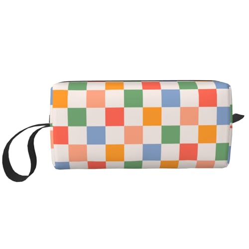 Retro Checkered Vintage 60s 70s