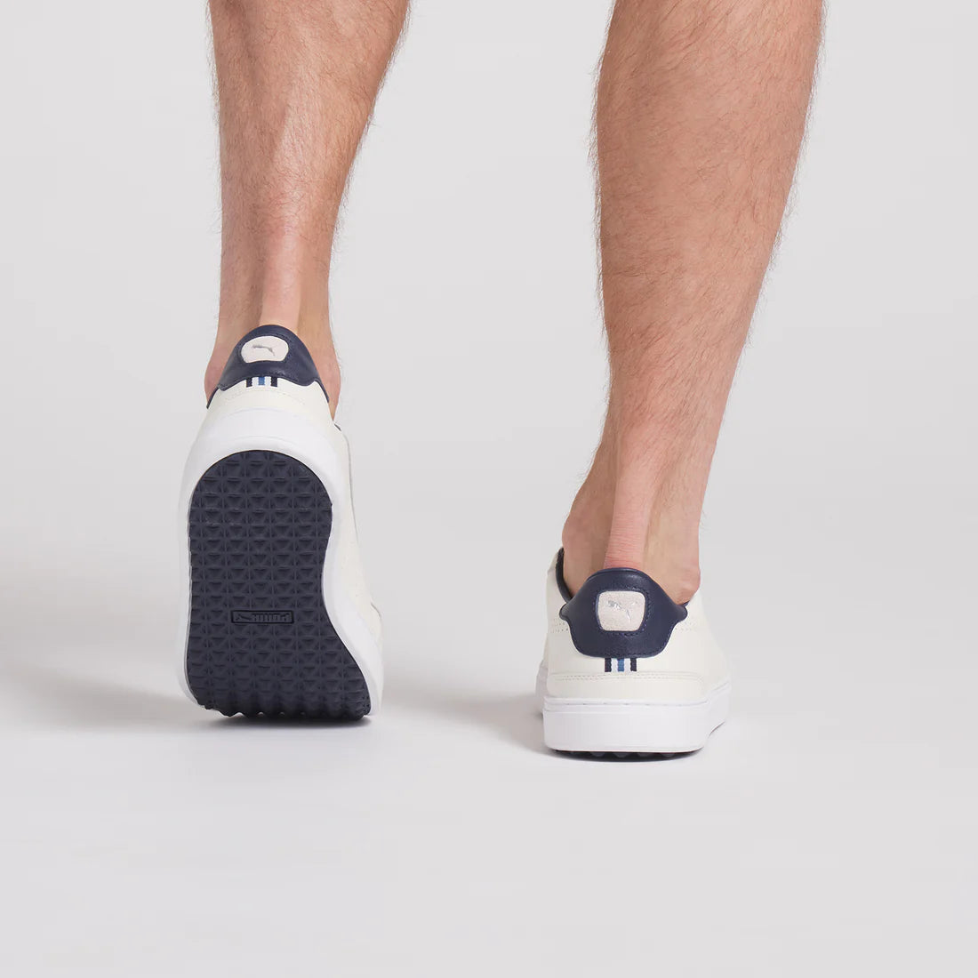 Puma Classic G Sneakers for Men - Warm White/Navy - Comfortable Casual Shoes for Running, Walking & Gym - Perfect for Everyday Wear & Sports Activities