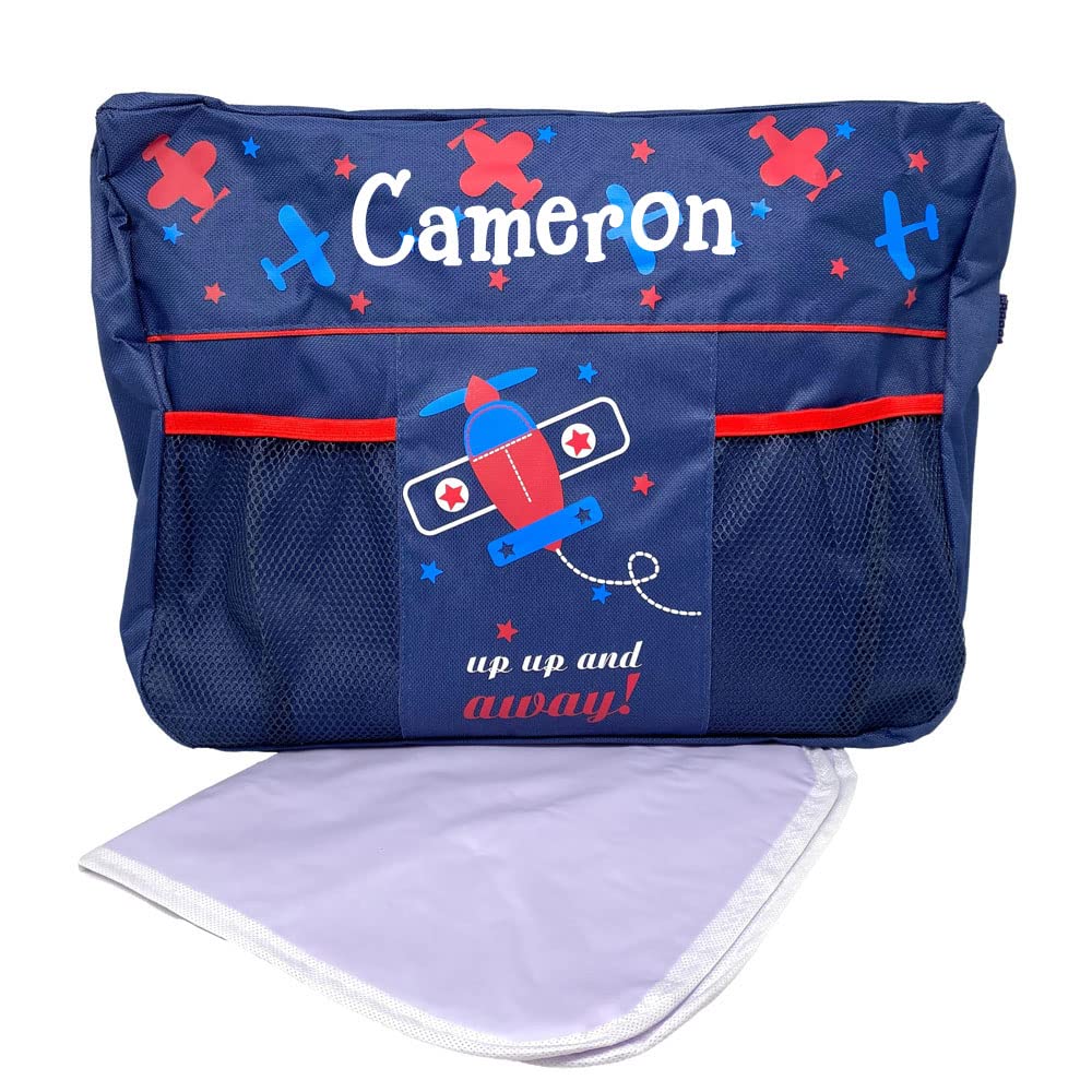 Personalized Baby Diaper Bag for Boys & Girls - Custom Name Neutral Baby Tote with Insulated Pockets | Perfect for Daycare, Travel & On-the-Go Parents