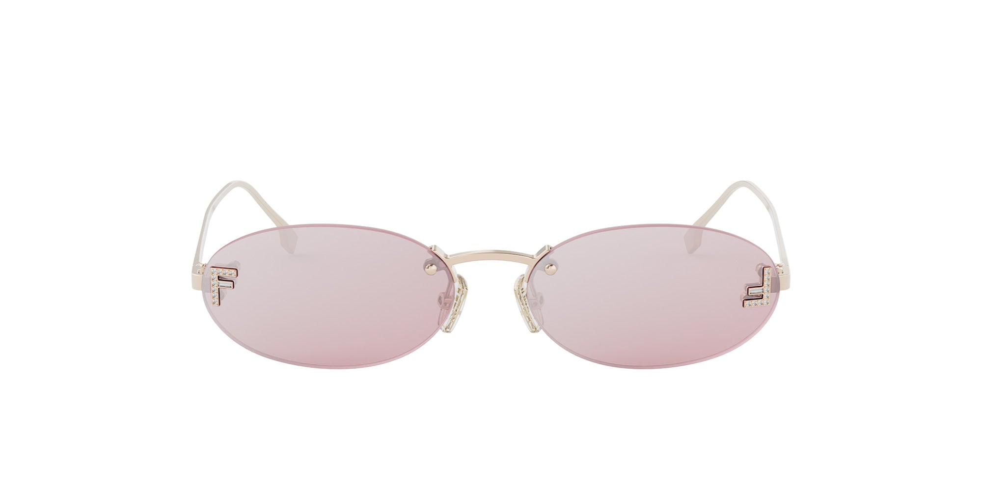 Fendi First Crystal FE4075US Sunglasses - Luxury Designer Shades for Women - UV Protection & Fashion Statement - Perfect for Beach, Travel & Everyday Wear