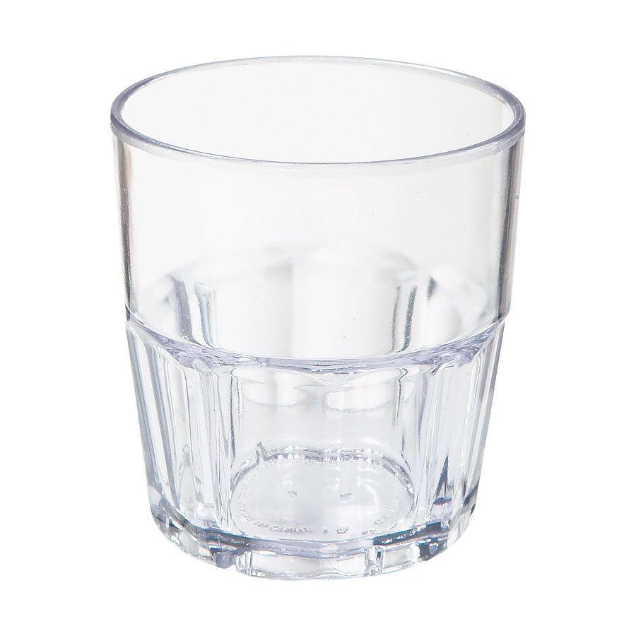 GET 9907 CL SAN Plastic Bahama Tumbler, Clear, 7 oz (Case of 12) - Perfect for Parties, Restaurants, and Outdoor Events