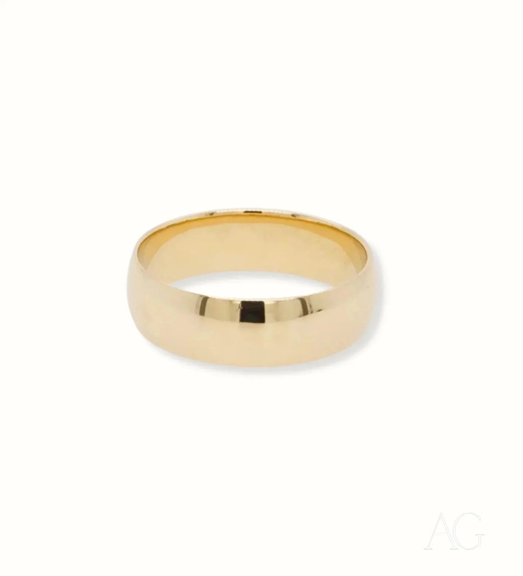 18k Gold Wedding Band for Women - Classic Eternal Love Ring - Perfect for Engagement, Anniversary & Bridal Jewelry Gifts