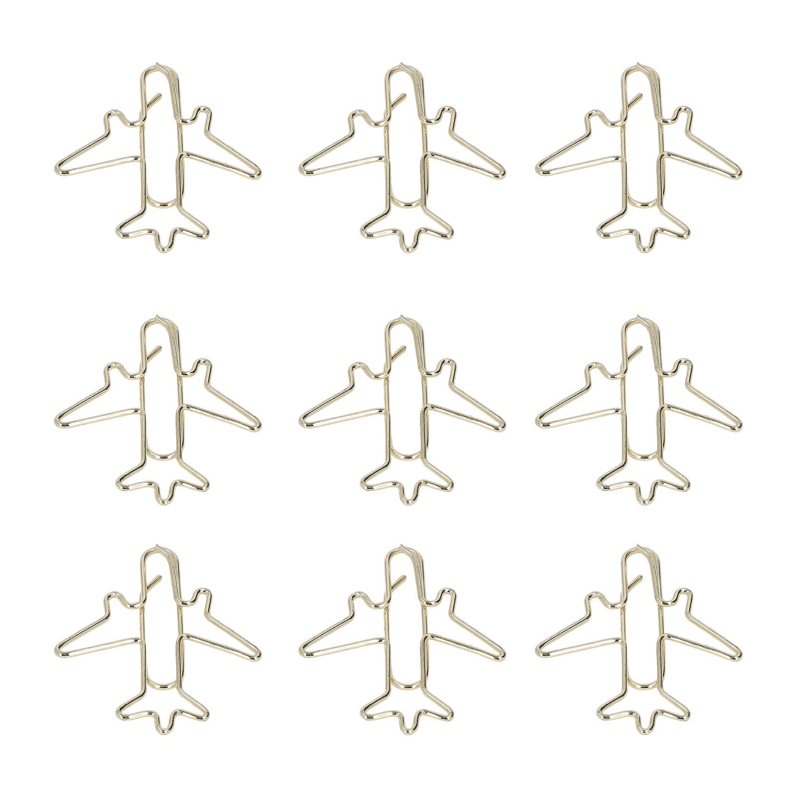100 Pcs Unique Shape Cute Paper Clips - Lightweight Office & Home Supplies for Organizing Documents, School Projects, and Daily Use