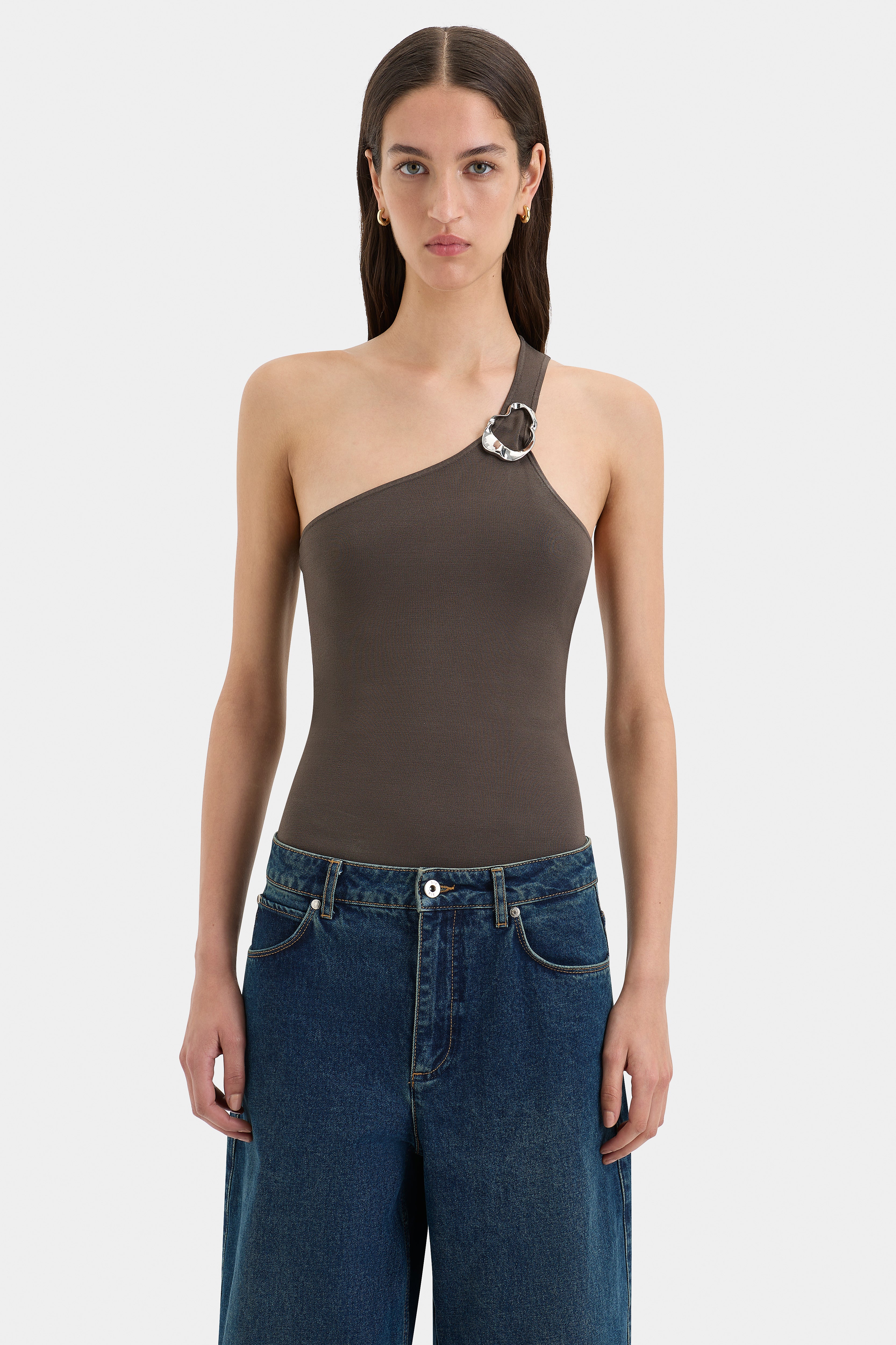 Zinnia One Shoulder Women's Tops - Elegant Off Shoulder Blouse for Summer, Party, and Casual Wear