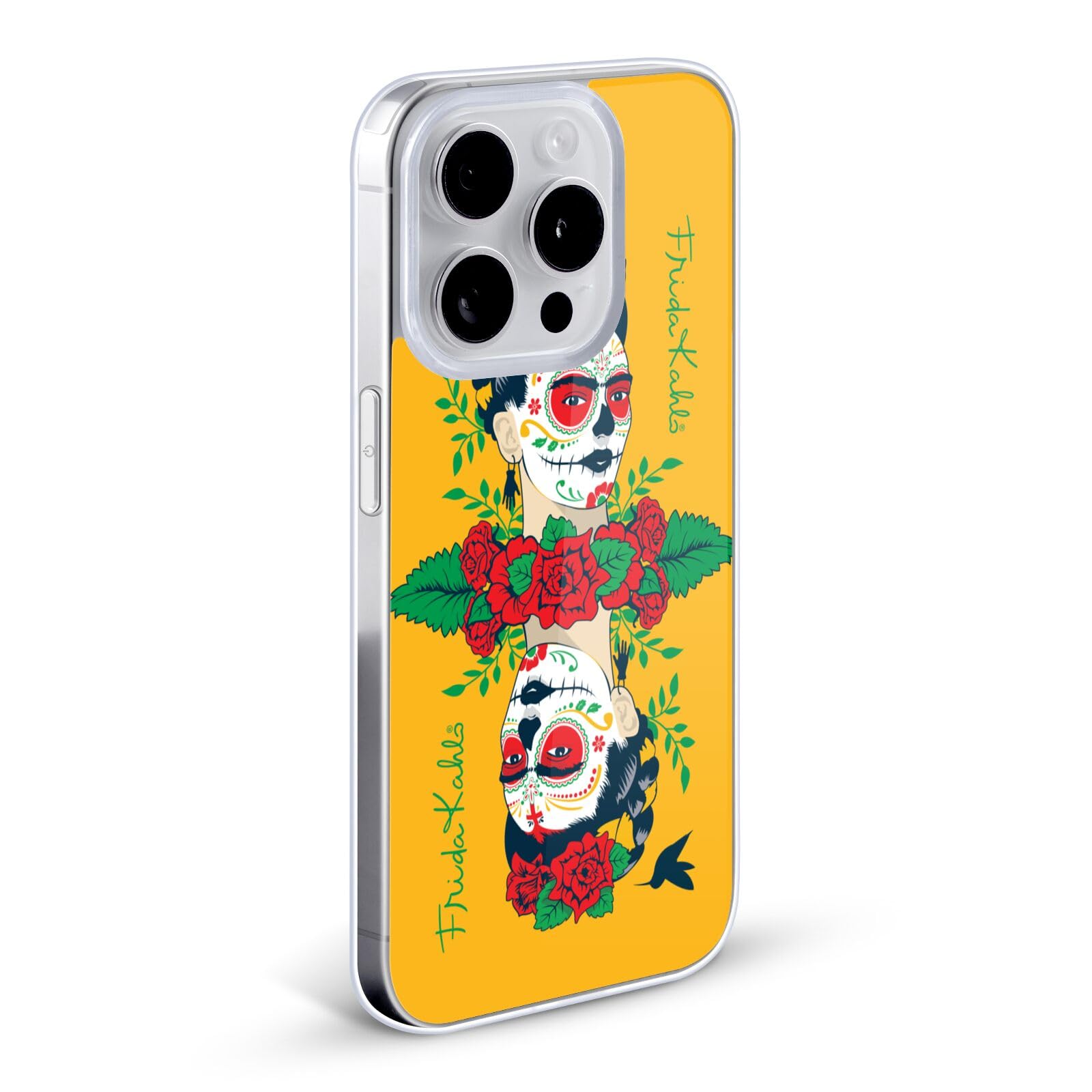 Official Frida Kahlo Licensed iPhone 13 Pro Case - Soft Gel Protective Cover with Mirror Design | Artistic Phone Accessory for Women, Perfect Gift for Art Lovers & Daily Use