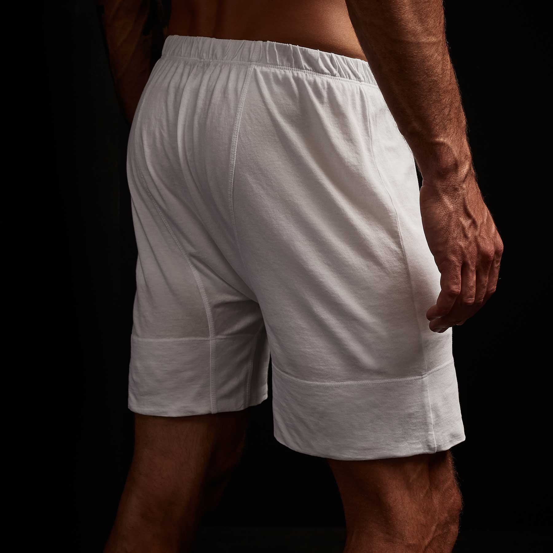 Classic Fit Boxer Shorts for Men - Soft Cotton Underwear, Breathable & Comfortable - White - Perfect for Everyday Wear, Gym, and Lounge