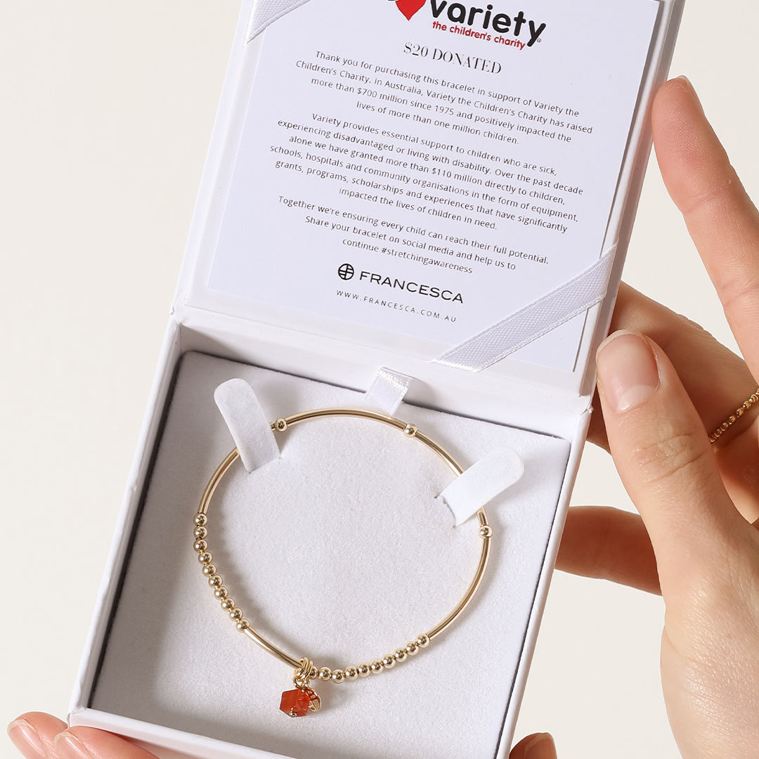Charity Awareness Bracelet for Kids - Support Variety the Children's Charity | Perfect for Fundraising Events, School Activities & Daily Wear