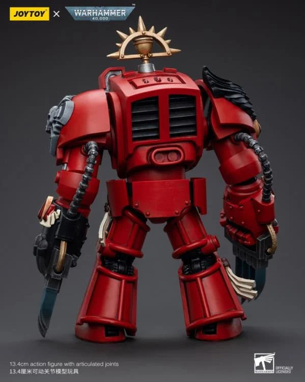 JOYTOY Warhammer 40K Blood Angels Assault Terminators Brother Tyborel Action Figure - Collectible 40K Miniature for Tabletop Gaming & Display