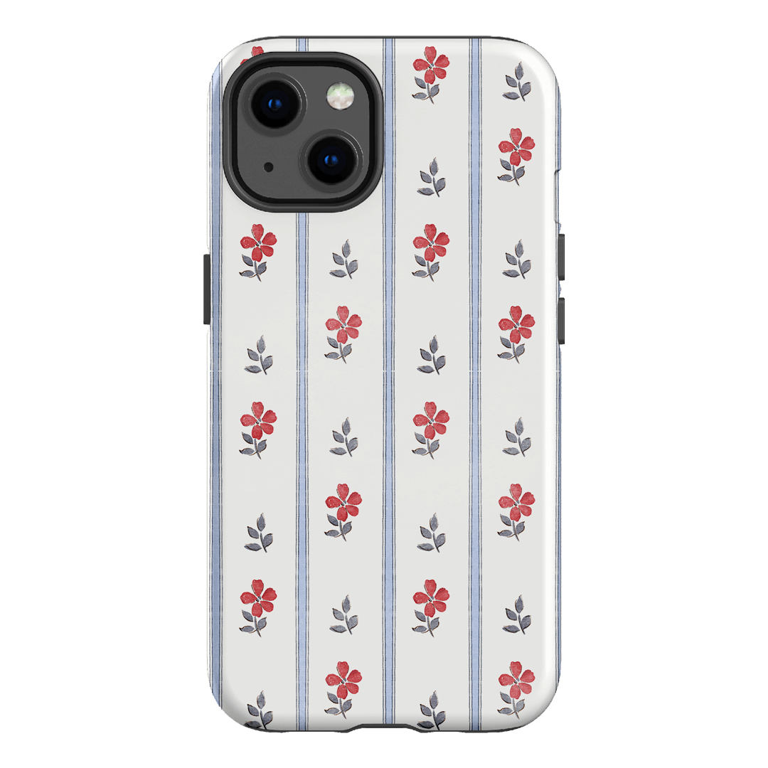 Olivia Stripe Phone Case for iPhone 15/14/13/12/11 Pro Max - Slim Protective Cover with Grip - Fashionable Design for Women & Girls - Perfect for Work, Travel & Everyday Use