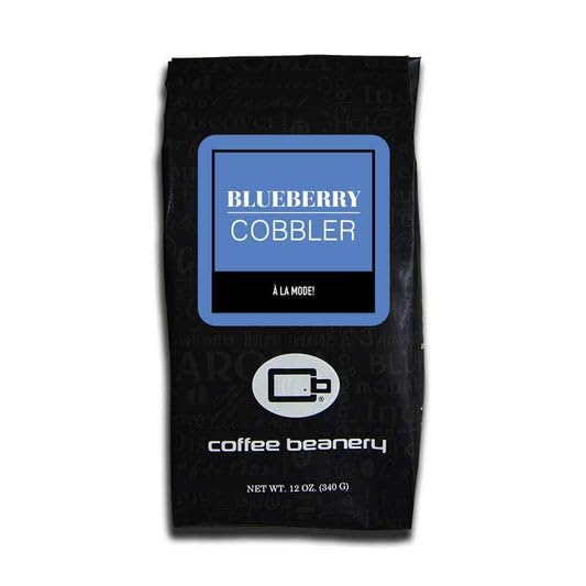 Blueberry Cobbler Whole Bean Coffee by Coffee Beanery - 12oz Medium Roast 100% Arabica Specialty Gourmet Coffee Beans for Home Brewing & Gifting
