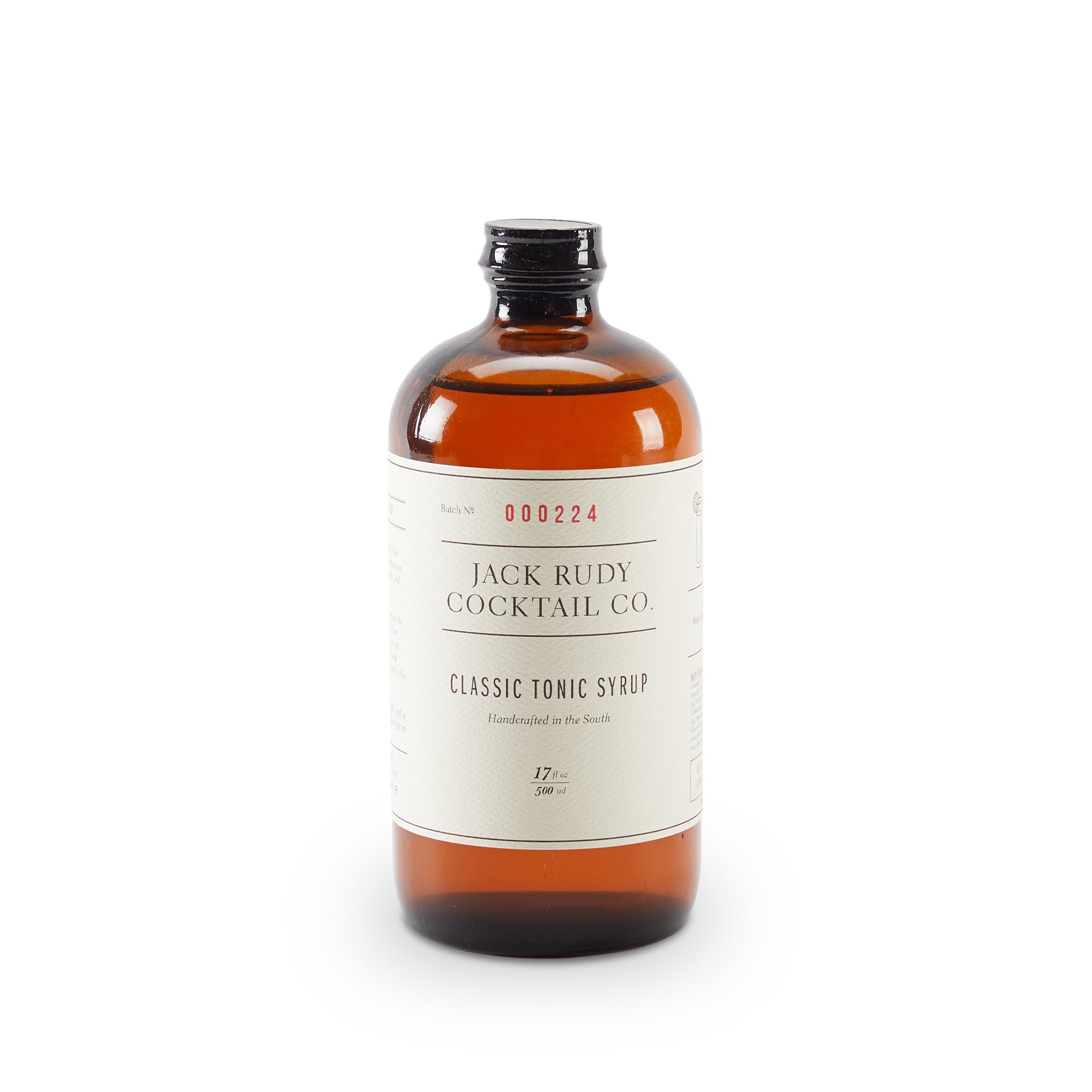 Premium Classic Tonic Syrup for Cocktails - Artisanal Mixer for Gin & Vodka Drinks, Homemade Sodas & Mocktails - Perfect for Home Bars & Party Mixology