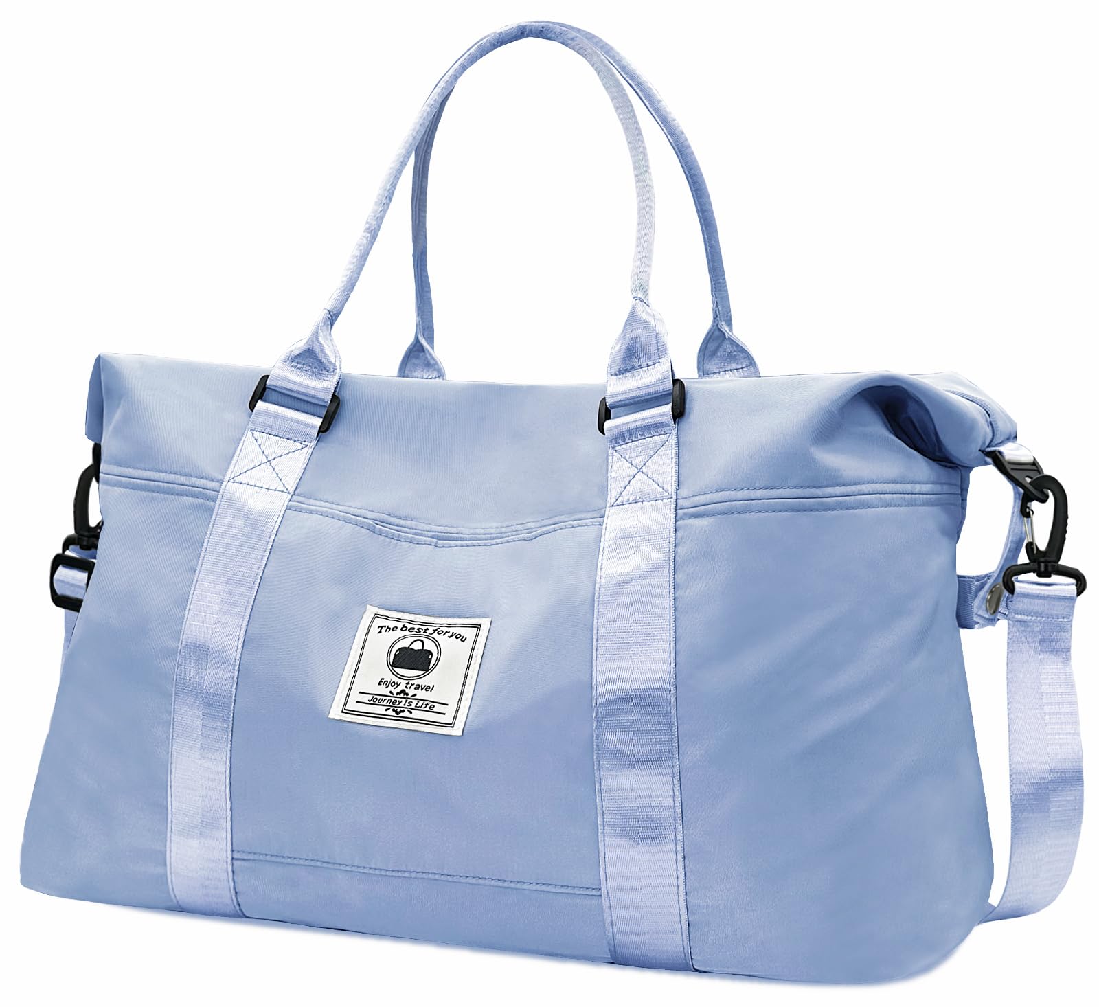 Waterproof Travel Duffle Bag for Women & Men - Sport Gym Tote with Wet Pocket - Perfect for Overnight Trips, Weekend Getaways & Workout Sessions