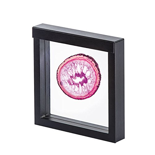 LINDNER 3D NIMBUS Floating Frame Shadow Box Display Case - 6”x6”x1” - Perfect for Collectibles, Artwork, and Memorabilia Display at Home or Office