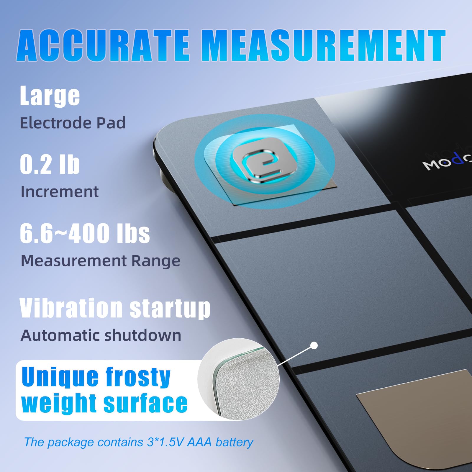 Smart Body Fat Scale with Bluetooth - Digital Bathroom Weight Scale with LED Display & Matte Glass Panel, 18 Body Composition Monitor for Adults & Baby Mode - Perfect for Home Health Tracking & Fitness Goals