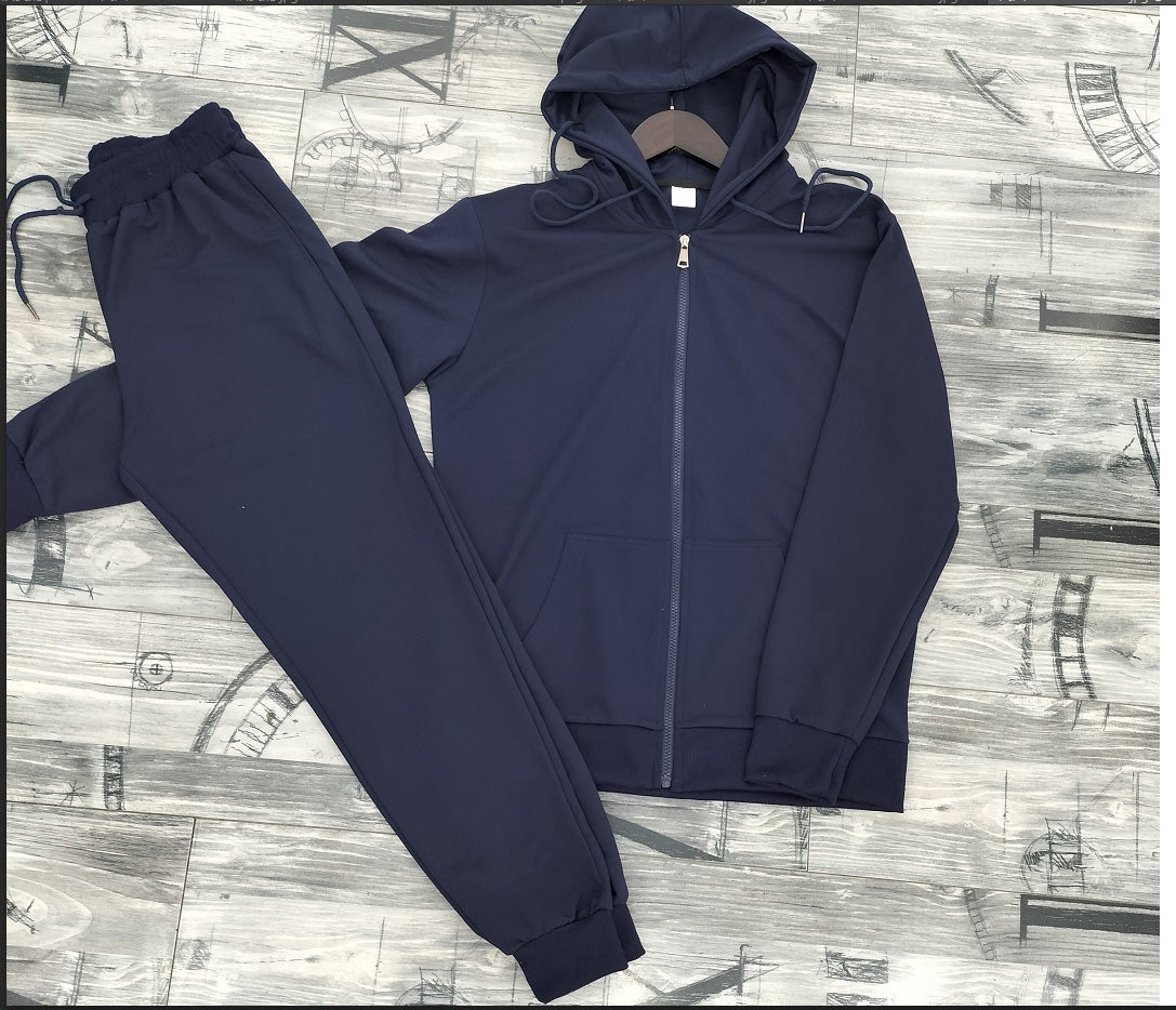 Men's Athletic Casual Two-Piece Suit - Breathable Comfort Fit for Gym, Workout & Everyday Wear (XN1107) | Perfect for Sports, Office & Leisure Activities