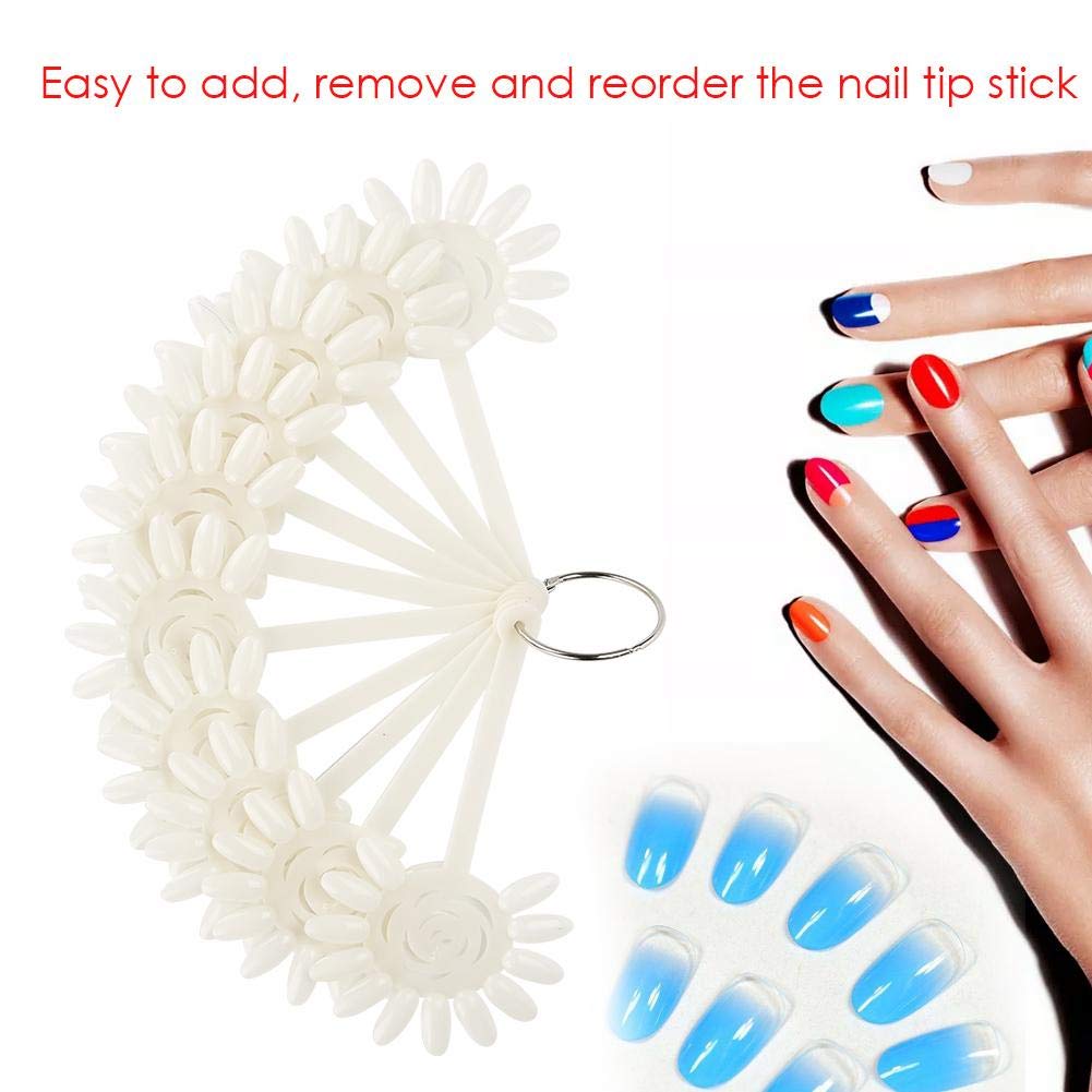 Premium Sunflower Nail Tip Sticks - Professional Nail Polish Samples for Nail Art Display | Nail Salon Supplies & DIY Manicure Tools | Perfect for Nail Technicians, Beauty Salons, and Home Use